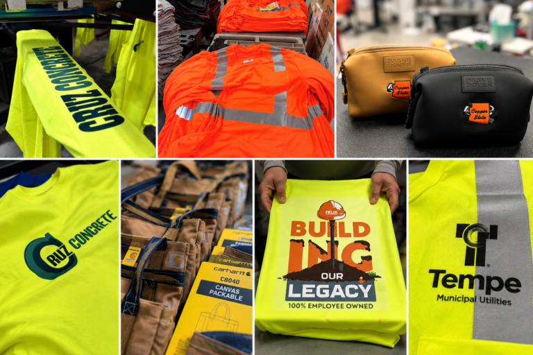 Custom branded construction workwear